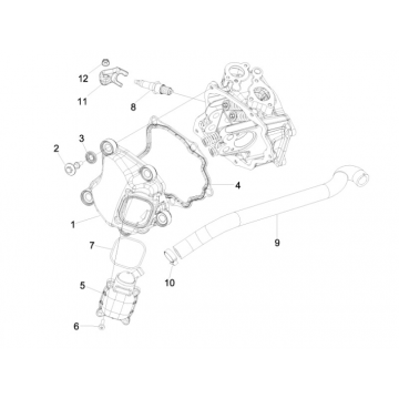 Kleppendeksel - Bougie Piaggio MP3 300 LT Sport 2009-2014