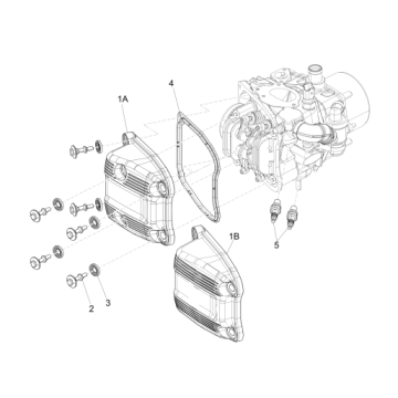 Kleppendeksel - Bougie MP3 500 LT Sport 2014-2016