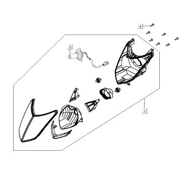 Koplamp Agility CITY 16 150