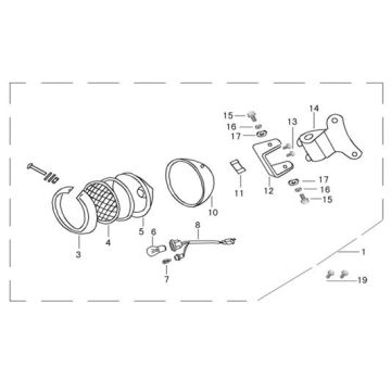 Koplamp Edwards Tomorrow Legend rood Koplamp Edwards Tomorrow Legend rood