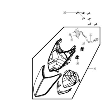 Koplamp Kymco Agility City 16 200i