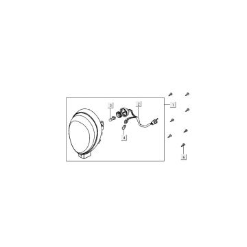 koplamp Kymco Sento 50 4-takt Spring Bruin