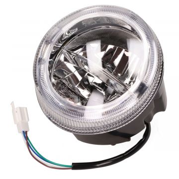 Koplamp led (ronde koplamp)2.0 model China Zip 2000/AGM SP/VX/BTC Streetline/Berine Sprint/Znen Elegance/Napoli