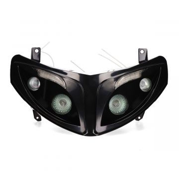 Koplamp led Audi Look Peugeot Speedfight 2 met led knipperlichten DMP zwart