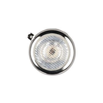 Koplamp rond Puch Maxi glanszwart (13cm inbouwmaat)
