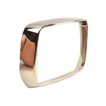 Koplamp sierring/rand chroom Vespa S50/S125/S150 met langere bovenste rand-booskijker DMP