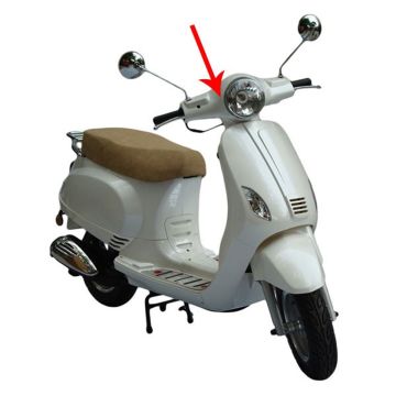 Koplampspoiler China/Retro LX / Napoli / VX-50 wit