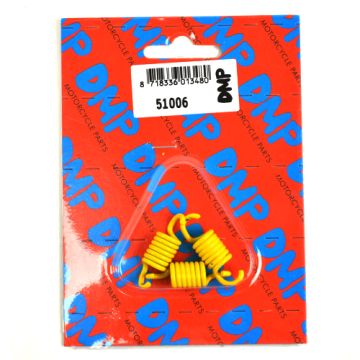 Koppelingstrekveer set (plus 1000 toeren)Minarelli horizontaal/verticaal geel DMP