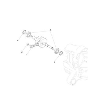 Krukas Piaggio Zip 2000 2-takt AC