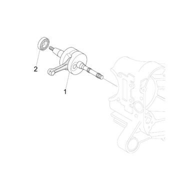 Krukas Piaggio New Fly 4-takt 2V