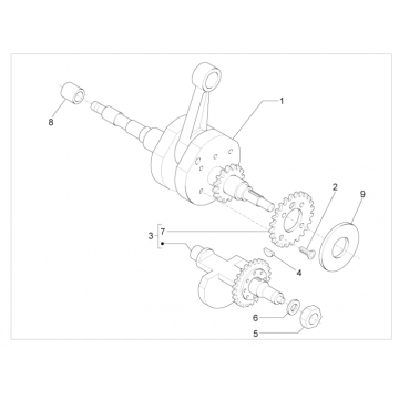Krukas Piaggio Beverly 500 Euro 3 2007-2012