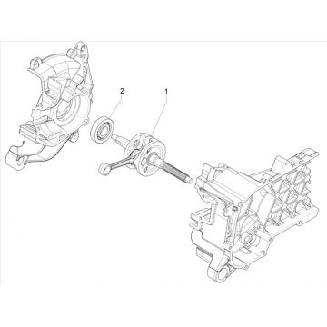 Krukas Vespa Primavera 50 4-takt IGET 3V Euro 5