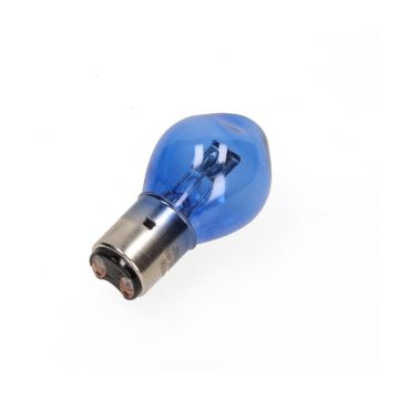Lamp 12V/35/35W S2 BA20D blauw Xenon look