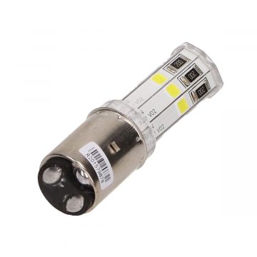 Lamp LED 12V/35/35W BA20D wit
