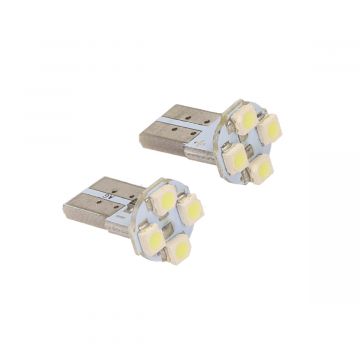Lamp led W2.5W T10 12V 2.5W wit 2 stuks