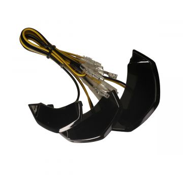 Led verlichting voorscherm/front midden Vespa Sprint/ Primavera 2018→ Euro 4-5 3-delig wit