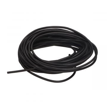 Lichtsnoer-electriciteitsdraad universeel 5 meter 0.5mm2 zwart
