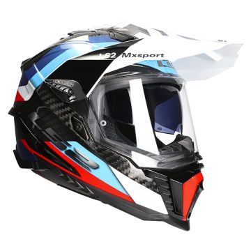  Adventurehelm LS2 Explorer Frontier MX701 zwart / blauw