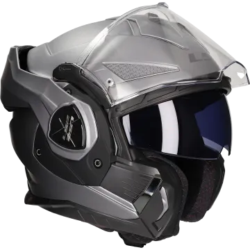 Flip-backhelm LS2 Advant X Solid FF901 mat titanium