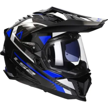  Adventurehelm LS2 Explorer C Adventure MX701 zwart / blauw