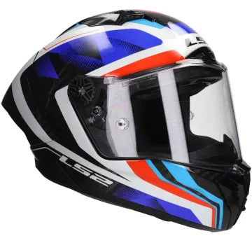 Integraalhelm LS2 Thunder Carbon GP Aero Raute FF805 blauw / rood