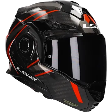 Flip-backhelm LS2 Advant X Carbon Future II FF901 rood