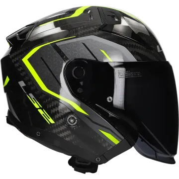 Jethelm LS2 Infinity II Carbon Urus OF603 fluor geel