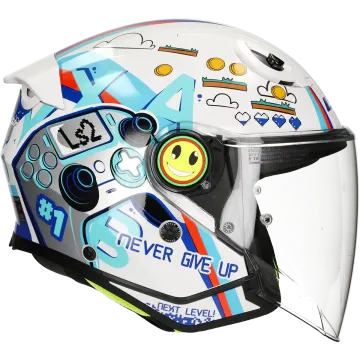 Kinderhelm LS2 Funny II Next Level OF622 wit