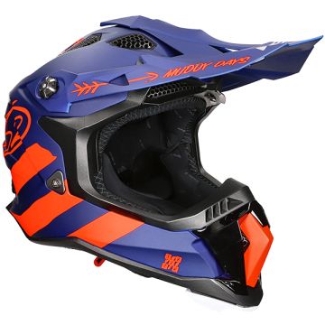 Crosshelm LS2 Subverter EVO Cargo MX700 matblauw / fluor oranje