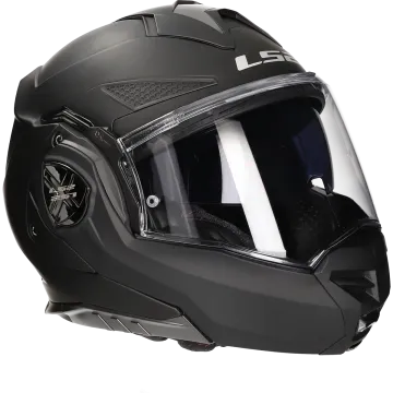Flip-backhelm LS2 Advant X Solid FF901 matzwart