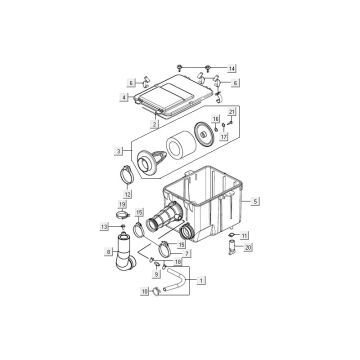 Luchtfilter Kymco MXU 300R