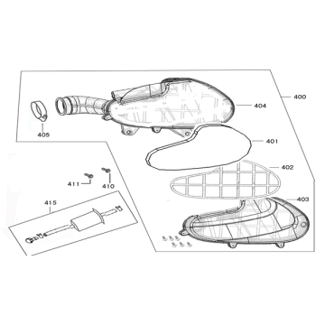 Luchtfilter AGM Star 50 creme grijs