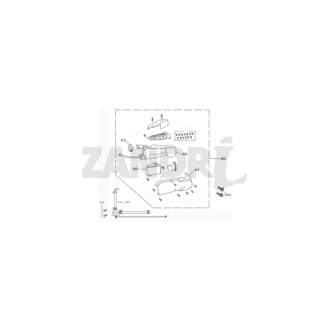 Luchtfilter Santini Capri 125 matzwart