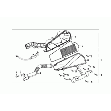 Luchtfilter Sym Fiddle III -Luchtfilter Sym Fiddle III