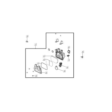 Luchtfilter Kymco K-Pipe 4-takt Wit