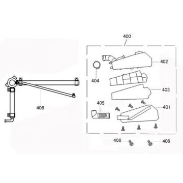 Luchtfilter Neco Borsalino Oro mat wit