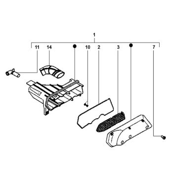 Luchtfilter Piaggio Typhoon 50 2-takt AC 1998-2005
