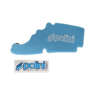 Luchtfilterelement -Polini dubbellaags Piaggio 50cc Primavera/Sprint/Fly 4-takt 3V/4V/ 125-150 4-takt Leader motorblok LX/LXV/S/Boulevard/Fly/Liberty/Typhoon/Mojito/SR/X8 203.0151