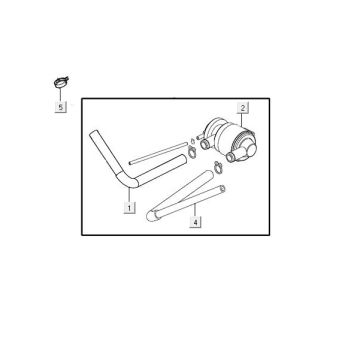 Luchtmembraan Kymco Agility 16+ 125 Mat Metallic Light Blue