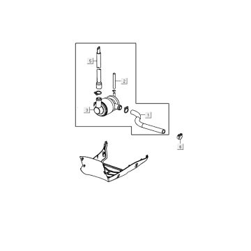 Luchtmembraan Kymco Delivery 50 4-takt AC wit