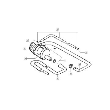 Luchtmembraan Kymco New Dink 4-takt zwart metallic