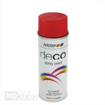 Spuitbus donker rood Ral 3002 400ml Motip