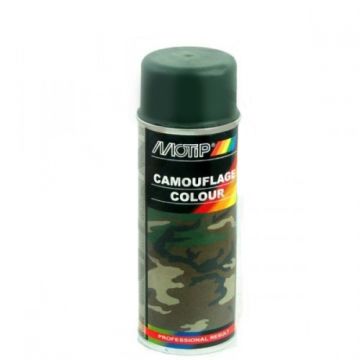 Spuitbus Army olijfgroen 400ml Motip