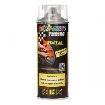 Spuitbus dupli-coluor sprayplast transparant 400ml Motip