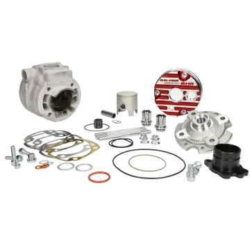 Cilinderkit Minarelli horizontaal LC 70cc 47.6mm Testa Rossa MHR Team 3115390 Malossi