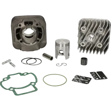 Cilinder met cilinderkop -Malossi 50 diameter  40mm (pistonpen = diameter  12mm)- Piaggio 50 AC 318520