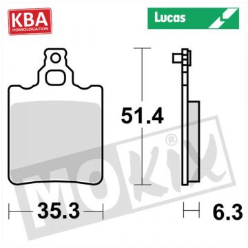 Remblok Lucas standaard Grimeca
