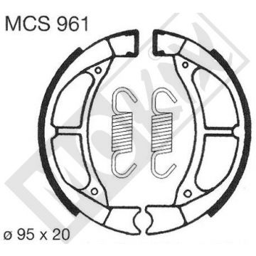 Remschoen set MBK/Yamaha 95x20