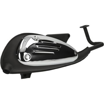 Uitlaat China GY6 50cc 4-takt type China LX )dubbele schokbreker VX/VXS/VXL//Riva/Napoli/Benson/Touring/Toscana/Lux/VXL/RL/Azzuro/Rimini/Delphi/GTS/Sourini/Felice/Capri