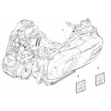 Motorblok compleet Piaggio Medley 125 ABS Euro 5 2021-2022